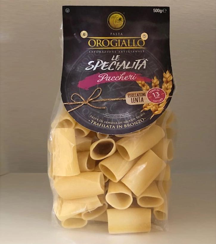 Pasta Orogiallo Paccheri