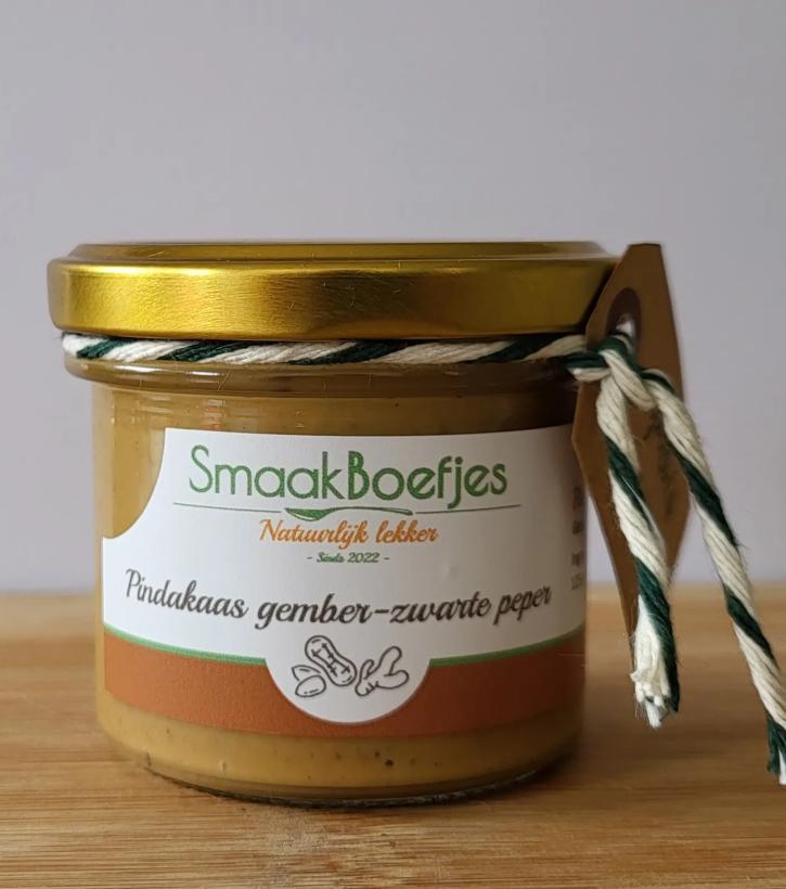 Pindakaas Gember-Zwarte Peper | 125 gr